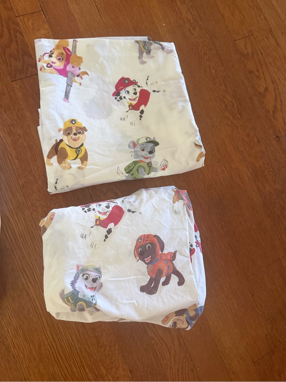 Pottery Barn Kids Paw Patrol Sheets for crib   (flat and fitted)